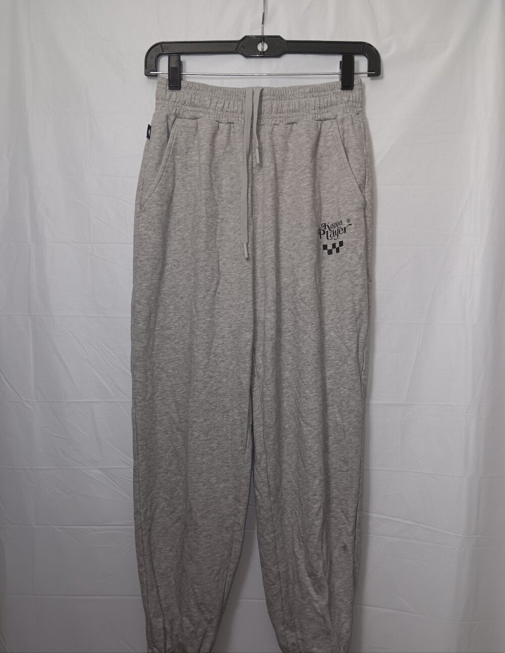 KAPPA PLAYER CHECKERED FLAG JOGGERS SWEATPANTS